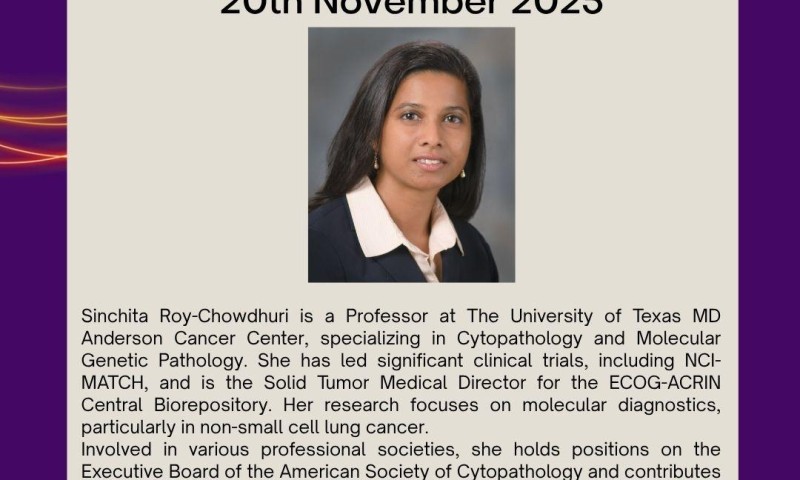 BAC Annual Scientific Meeting - Dr. Sinchita Roy-Chowdhuri