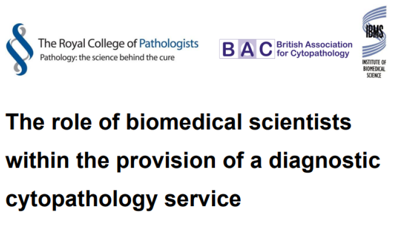 The role of biomedical scientists within the provision of a diagnostic cytopathology service