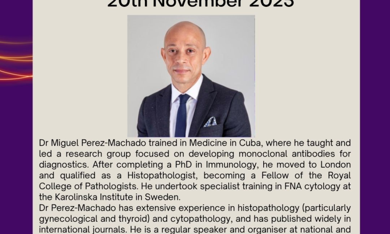 BAC Annual Scientific Meeting - Dr Miguel A Perez-Machado